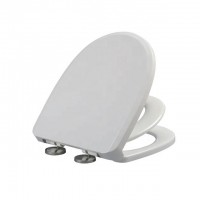 Free sample white plastic ( pp ) quick release soft close family child toilet seat cover