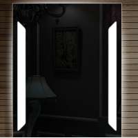 15 7/10 in.W x27 3/5 in.H size 5/32 in.copper free LED lighted illuminated mirror with IP44 water proof led strip