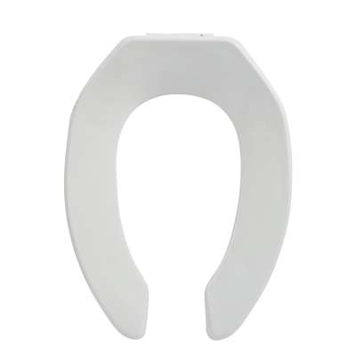 American standard elongated  plastic material open front toilet seat